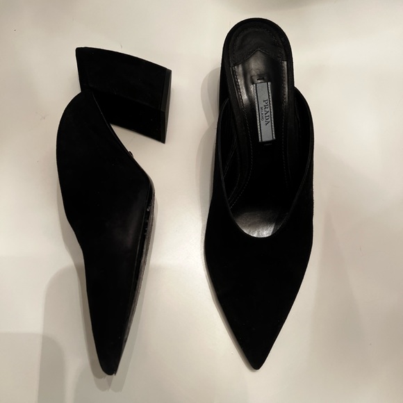 AUTHENTIC PRADA MULES SIZE 9 - Picture 2 of 4